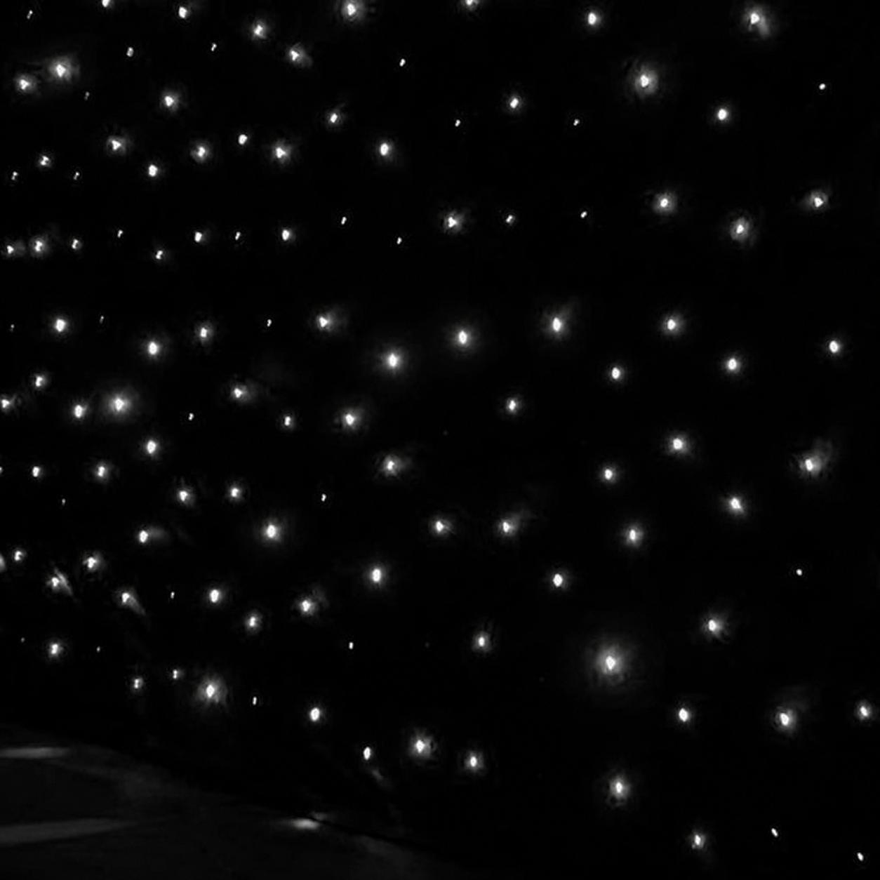 پرده ال ای دی LED کهکشان سفید یخی